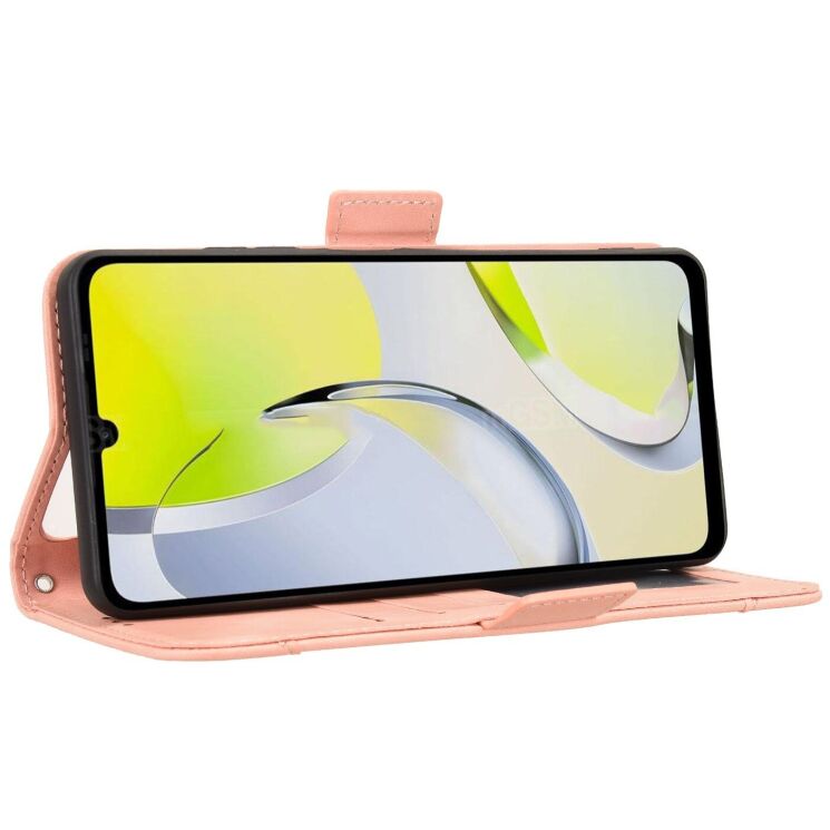 Чехол Deexe Wallet Stand для ZTE Blade A76 - Pink: фото 5 из 15