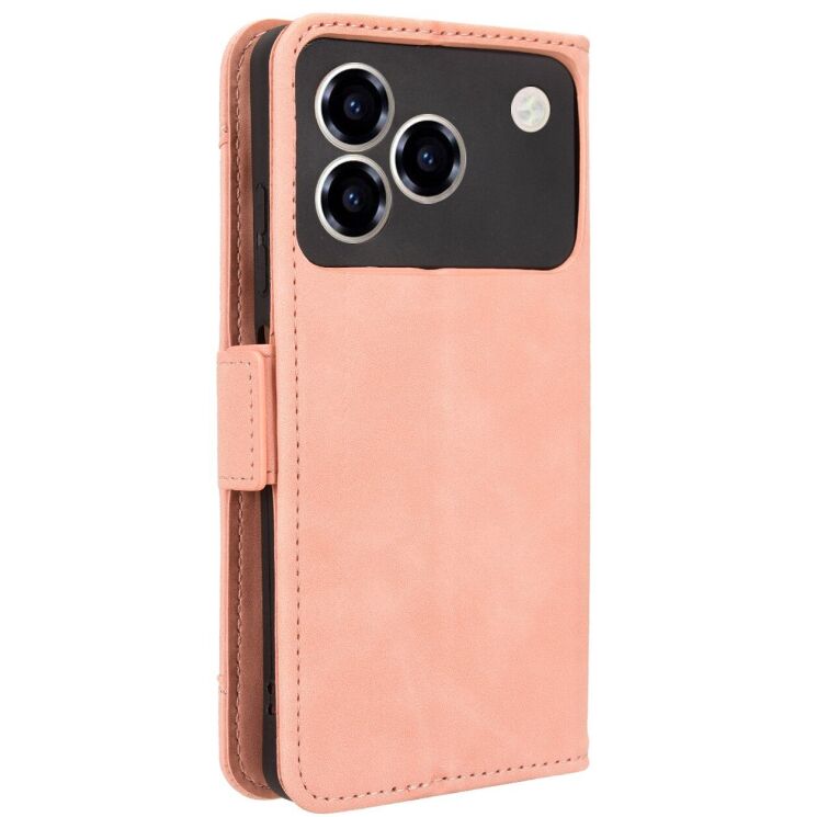 Чехол Deexe Wallet Stand для ZTE Blade A76 - Pink: фото 6 из 15