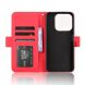 Чехол Deexe Wallet Stand для ZTE Nubia V70 - Red (381501R). Фото 5 из 7