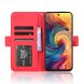 Чехол Deexe Wallet Stand для ZTE Nubia V70 - Red (381501R). Фото 3 из 7