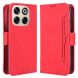 Чехол Deexe Wallet Stand для ZTE Nubia V70 - Red (381501R). Фото 1 из 7
