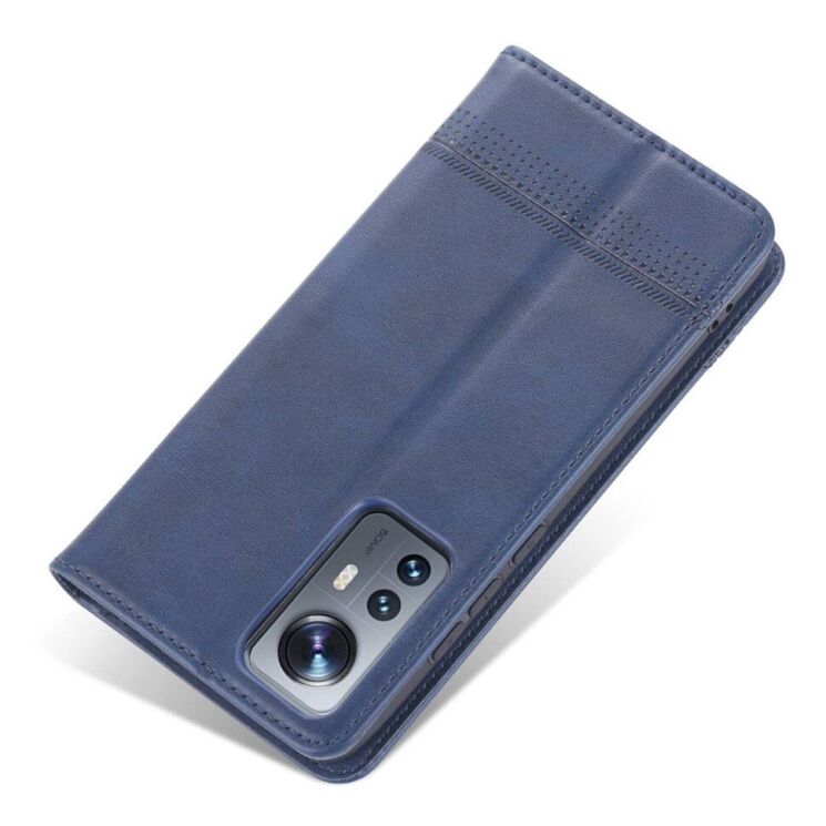 Чехол-книжка AZNS Classic Series для Xiaomi 12 / 12X - Blue: фото 5 из 9