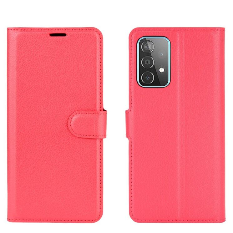 Чехол-книжка Deexe Book Type для Samsung Galaxy A52 (A525) / A52s (A528) - Red: фото 6 из 6