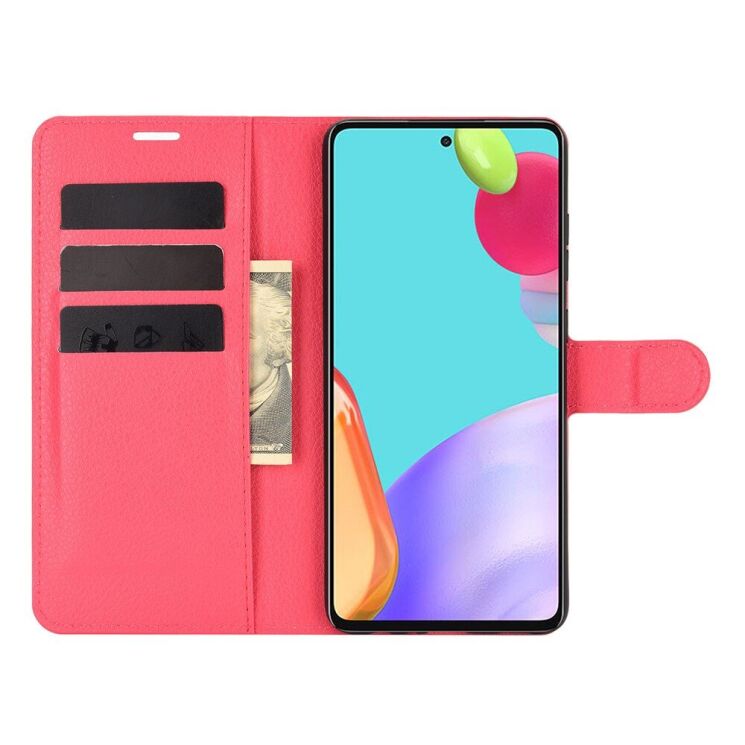 Чехол-книжка Deexe Book Type для Samsung Galaxy A52 (A525) / A52s (A528) - Red: фото 4 из 6