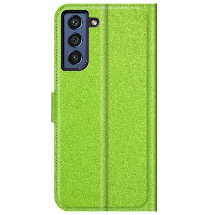 Чехол-книжка Deexe Book Type для Samsung Galaxy S21 FE (G990) - Green: фото 4 из 8