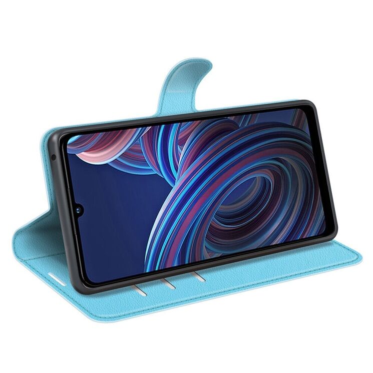 Чехол-книжка Deexe Book Type для ZTE Blade A72 5G - Blue: фото 3 из 6
