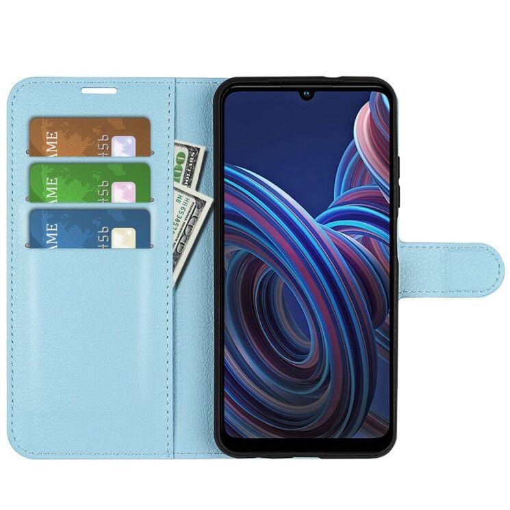 Чехол-книжка Deexe Book Type для ZTE Blade A72 5G - Blue: фото 2 из 6