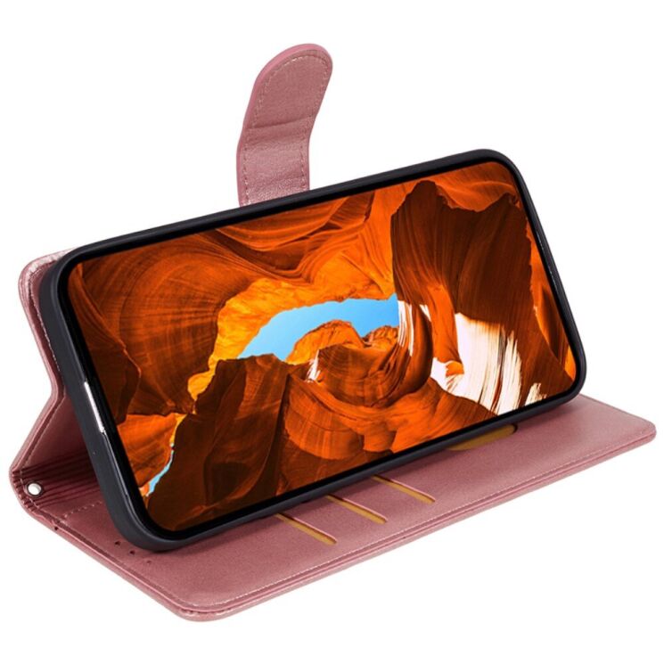 Чехол-книжка Deexe Classic Series для ZTE Nubia Neo - Rose Gold: фото 3 из 7