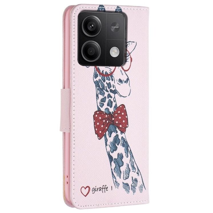 Чехол-книжка Deexe Color Wallet для Xiaomi Redmi Note 13 5G - Giraffe: фото 4 из 7