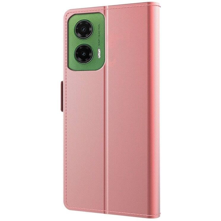 Чохол-книжка Deexe Eclipse Wallet для Motorola Moto G35 - Rose Gold: фото 4 з 8