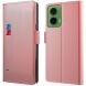 Чохол-книжка Deexe Eclipse Wallet для Motorola Moto G35 - Rose Gold (367925RG). Фото 1 з 8