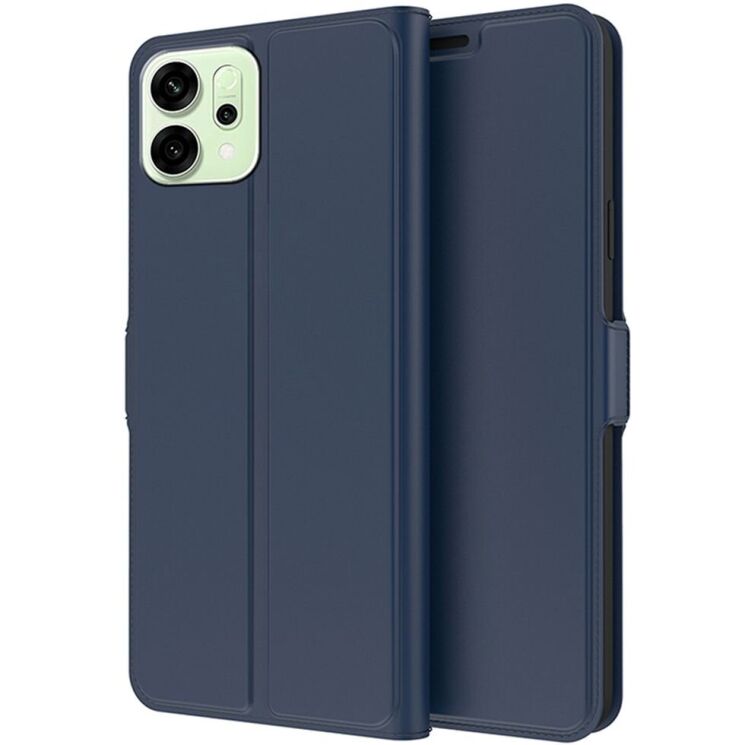 Чохол-книжка Deexe Faro Wallet для OPPO Reno 14 5G - Blue: фото 1 з 7