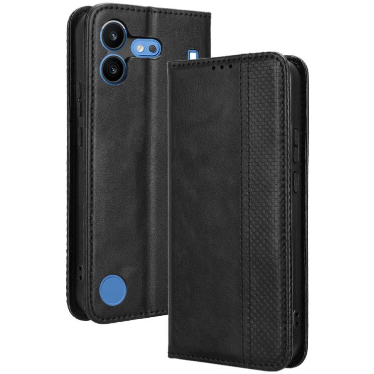 Чохол-книжка Deexe Retro Style для Nothing Phone (4b) - Black (218407B) Чохол-книжка Deexe Retro Style для Nothing Phone (4b) - Black: фото 1 з 17