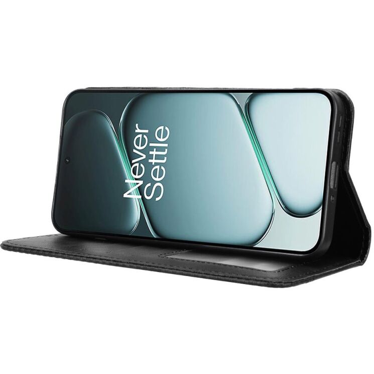 Чехол-книжка Deexe Retro Style для OnePlus 15R / Ace 6 / Ace 6T - Black: фото 7 из 19