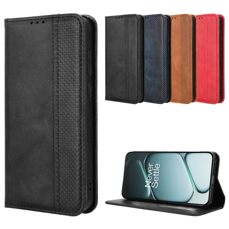 Чехол-книжка Deexe Retro Style для OnePlus 15R / Ace 6 / Ace 6T - Blue: фото 9 из 19