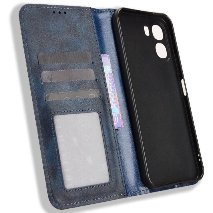 Чохол-книжка Deexe Retro Style для OPPO A6x - Blue: фото 4 з 19