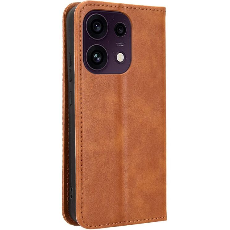 Чехол-книжка Deexe Retro Style для OPPO Reno 16 F/FS - Brown (413402Z) Чехол-книжка Deexe Retro Style для OPPO Reno 16 F/FS - Brown: фото 8 из 17