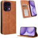 Чехол-книжка Deexe Retro Style для OPPO Reno 16 F/FS - Brown (413402Z). Фото 2 из 17