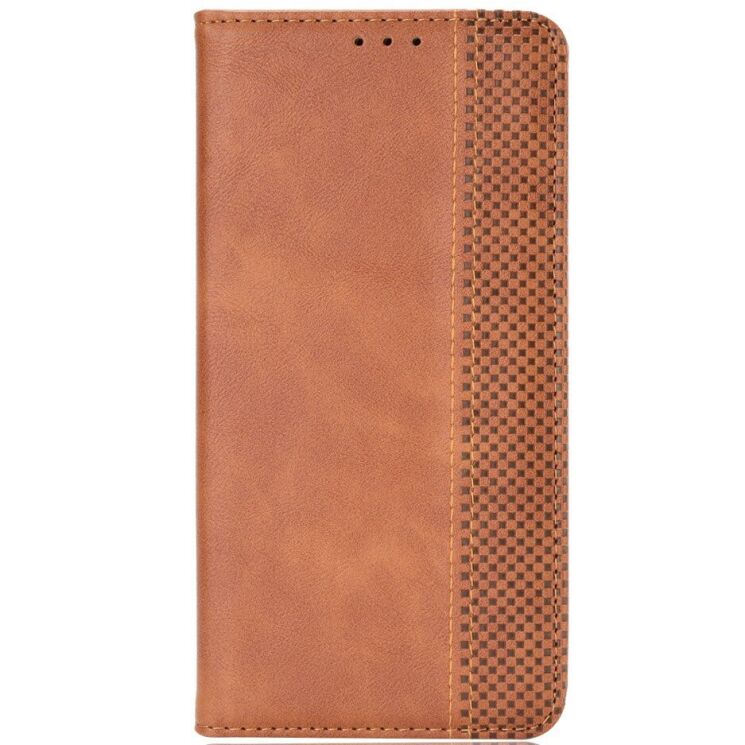 Чехол-книжка Deexe Retro Style для OPPO Reno 16 F/FS - Brown (413402Z) Чехол-книжка Deexe Retro Style для OPPO Reno 16 F/FS - Brown: фото 4 из 17