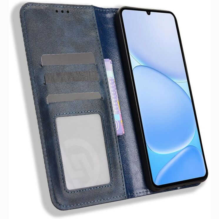 Чохол-книжка Deexe Retro Style для Realme Note 80 - Blue (412401L) Чохол-книжка Deexe Retro Style для Realme Note 80 - Blue: фото 6 з 20