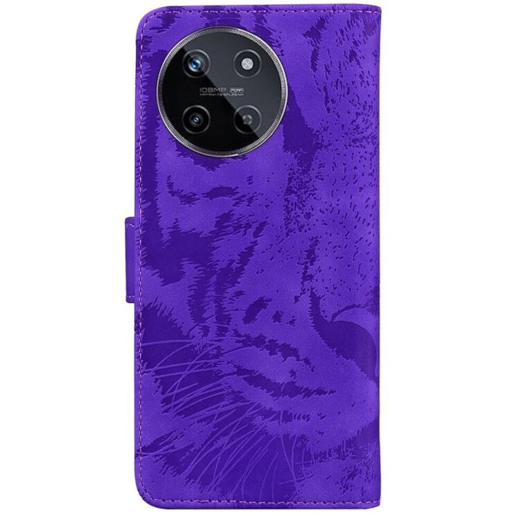 Чехол-книжка Deexe Tiger для Realme 11 4G - Purple: фото 6 из 7