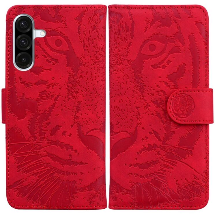Чехол-книжка Deexe Tiger для Samsung Galaxy A36 (A366) / A56 (A566) - Red: фото 1 из 7