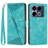 Чехол-книжка Deexe Triangle Series для Infinix Note 40 - Green: фото 1 из 13