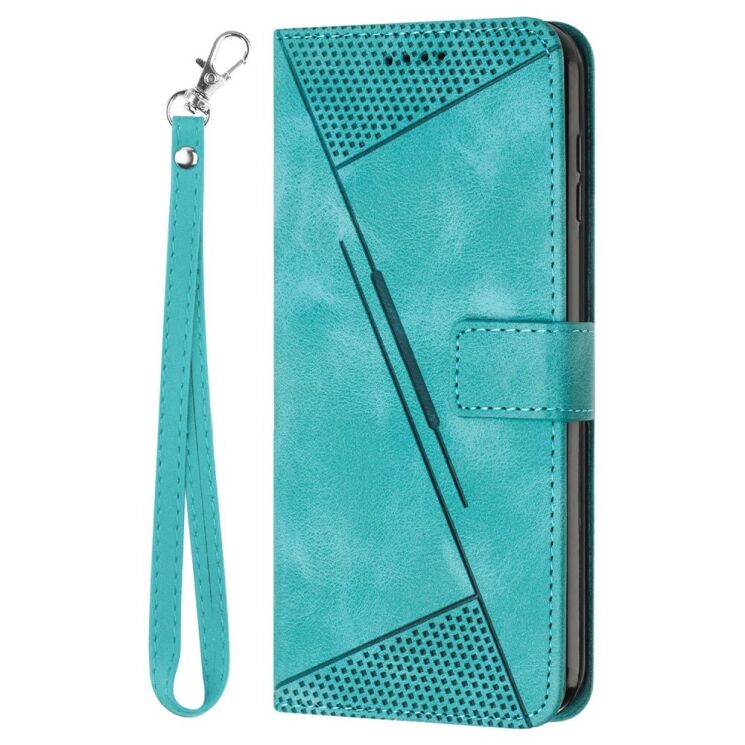 Чехол-книжка Deexe Triangle Series для Infinix Note 40 - Green: фото 2 из 13