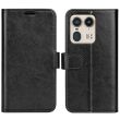 Чехол-книжка Deexe Wallet Style для Motorola Edge 50 Ultra - Black (354014B)