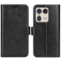 Чехол-книжка Deexe Wallet Style для Motorola Edge 50 Ultra - Black: фото 1 из 9