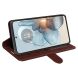 Чехол-книжка Deexe Wallet Style для Motorola Moto G24 Power - Brown (347919Z). Фото 3 из 9