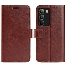 Чехол-книжка Deexe Wallet Style для Realme C75 - Brown: фото 1 из 6