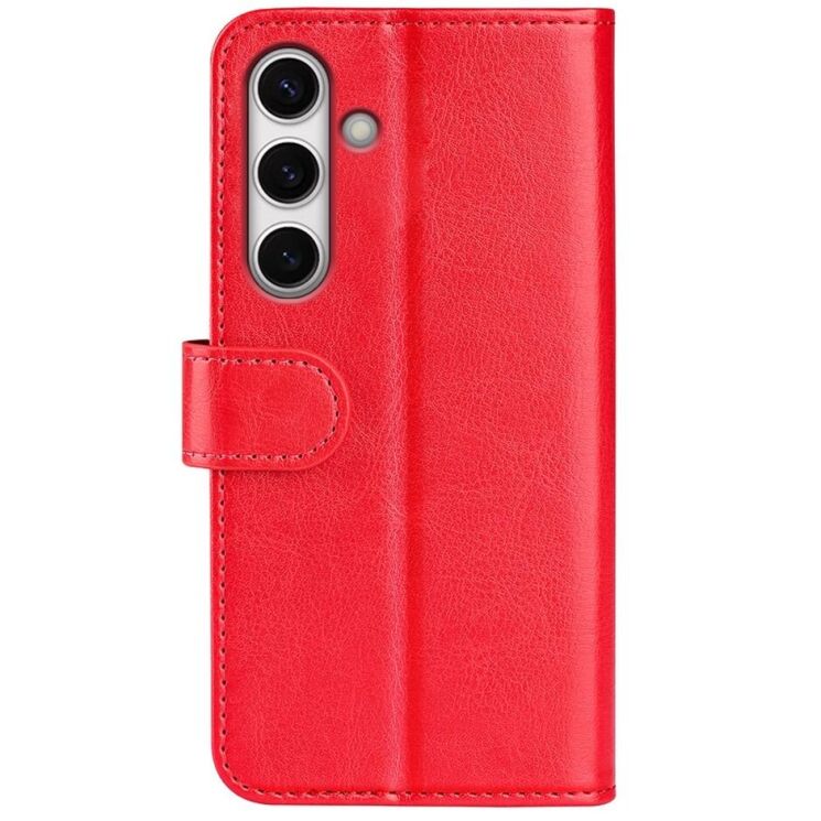 Чехол-книжка Deexe Wallet Style для Samsung Galaxy S24 FE (S721) - Red: фото 5 из 9