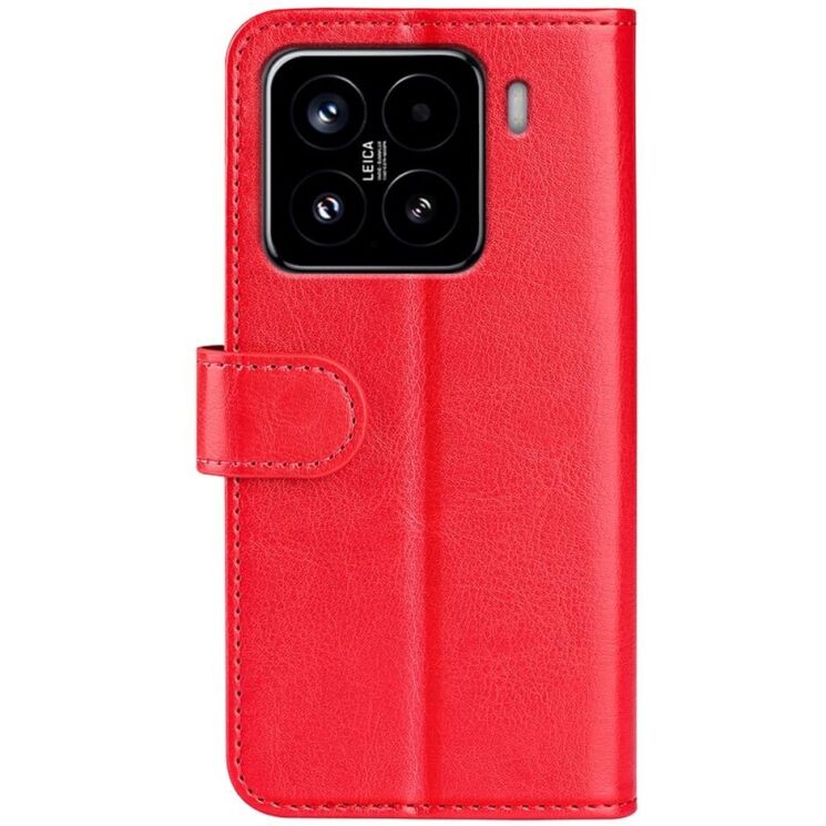 Чехол-книжка Deexe Wallet Style для Xiaomi 15 - Red: фото 5 из 7