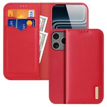 Чохол-книжка Dux Ducis Hivo Series для iPhone 18 Pro Max - Red: фото 1 з 8