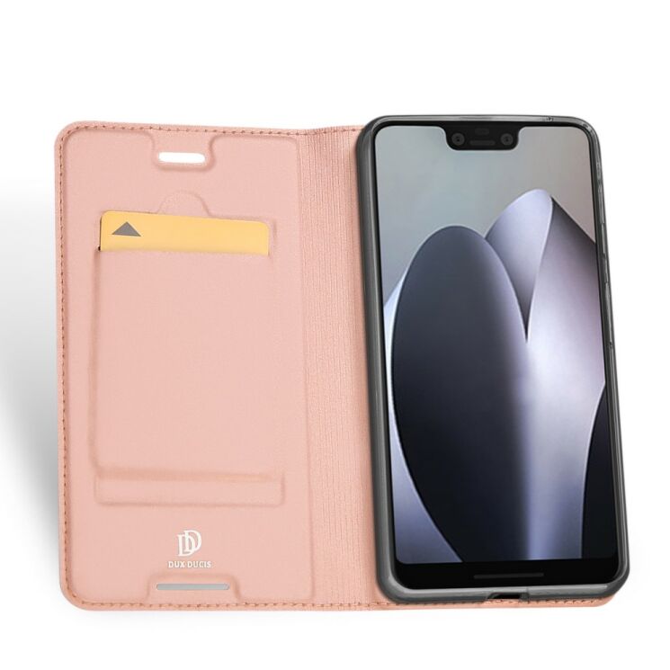 Чехол-книжка DUX DUCIS Skin Pro для Google Pixel 3 XL - Rose Gold: фото 3 из 9