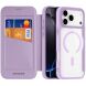 Чохол-книжка DUX DUCIS Skin X Pro Magnetic для Apple iPhone 17 Pro - Purple / Pink (387309VP). Фото 2 з 12
