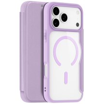 Чохол-книжка DUX DUCIS Skin X Pro Magnetic для Apple iPhone 17 Pro - Purple / Pink: фото 1 з 12