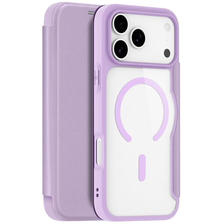 Чохол-книжка DUX DUCIS Skin X Pro Magnetic для Apple iPhone 17 Pro - Purple / Pink: фото 1 з 12