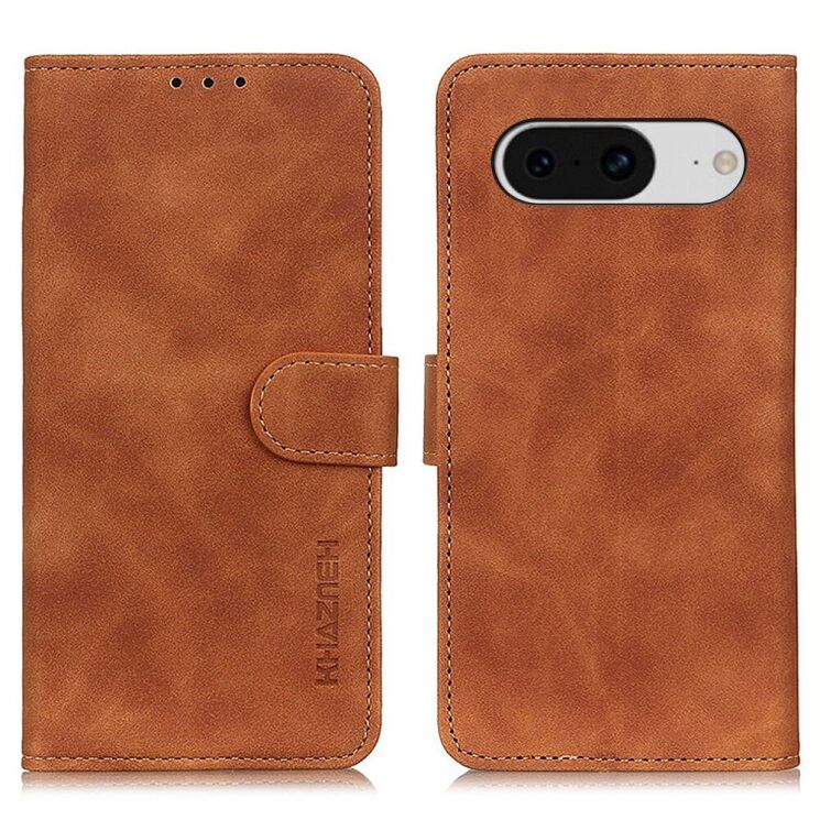 Чохол-книжка KHAZNEH Retro Wallet для Google Pixel 8 - Brown: фото 1 з 4