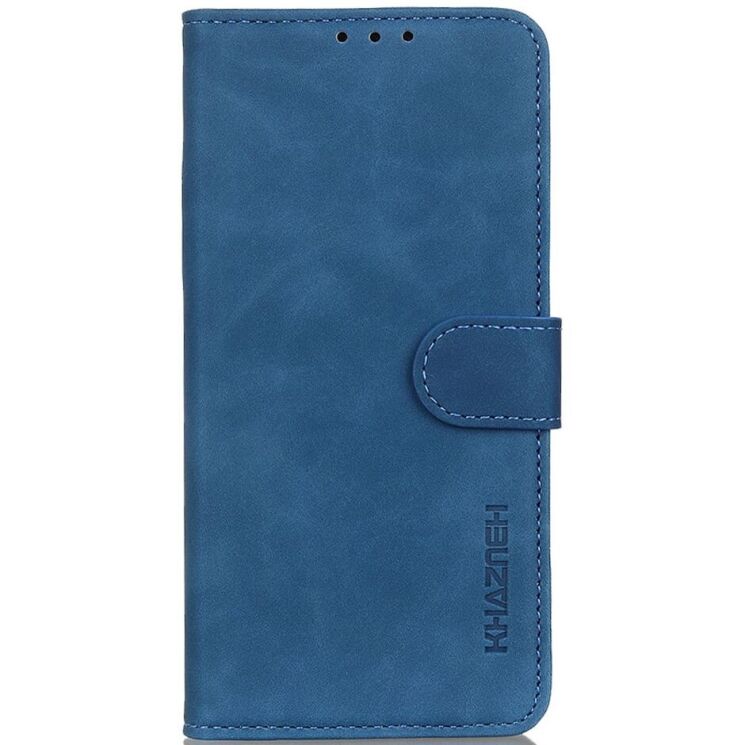 Чехол-книжка KHAZNEH Retro Wallet для Xiaomi Redmi 13C / Poco C65 - Blue: фото 5 из 8