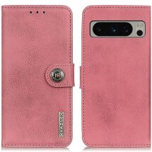 Чехол-книжка KHAZNEH Wallet Cover для Google Pixel 8 Pro - Pink: фото 1 из 9