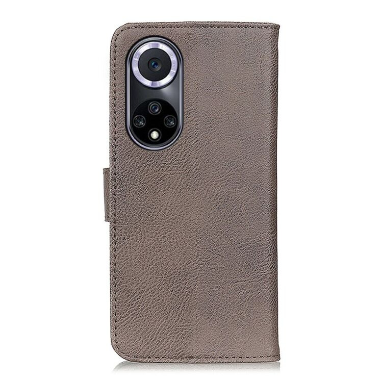 Чохол-книжка із застібкою KHAZNEH Wallet Cover для Huawei Nova 9 - Grey: фото 4 з 10