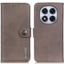 Чехол-книжка KHAZNEH Wallet Cover для Xiaomi Redmi Note 14 Pro 5G / Note 14 Pro Plus / Poco X7 - Khaki: фото 1 из 8