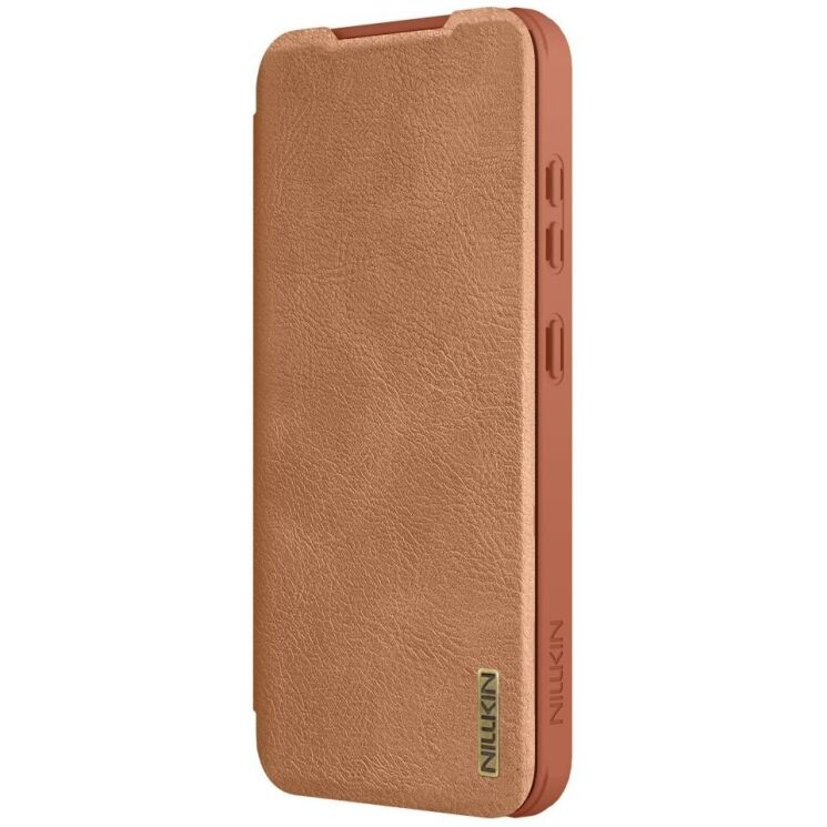 Чохол-книжка NILLKIN Qin Pro для Samsung Galaxy S25 Plus (S936) - Brown: фото 5 з 18