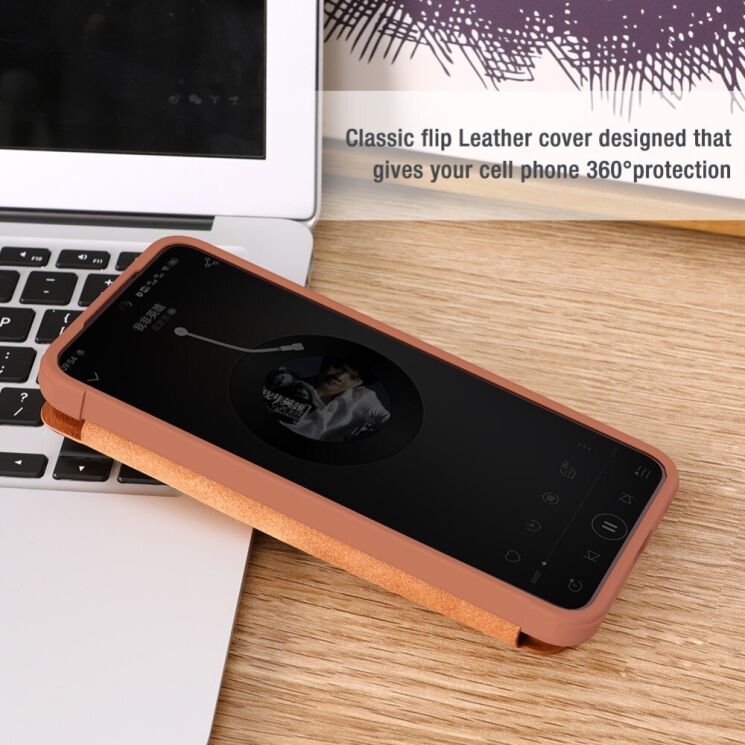 Чохол-книжка NILLKIN Qin Pro для Samsung Galaxy S25 Plus (S936) - Brown: фото 16 з 18
