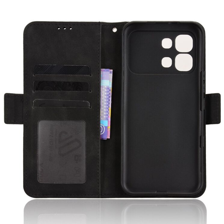 Чохол-книжка з кишеньками Deexe Wallet Stand для Infinix Note Edge - Black (409201B) Чохол-книжка з кишеньками Deexe Wallet Stand для Infinix Note Edge - Black: фото 4 з 15