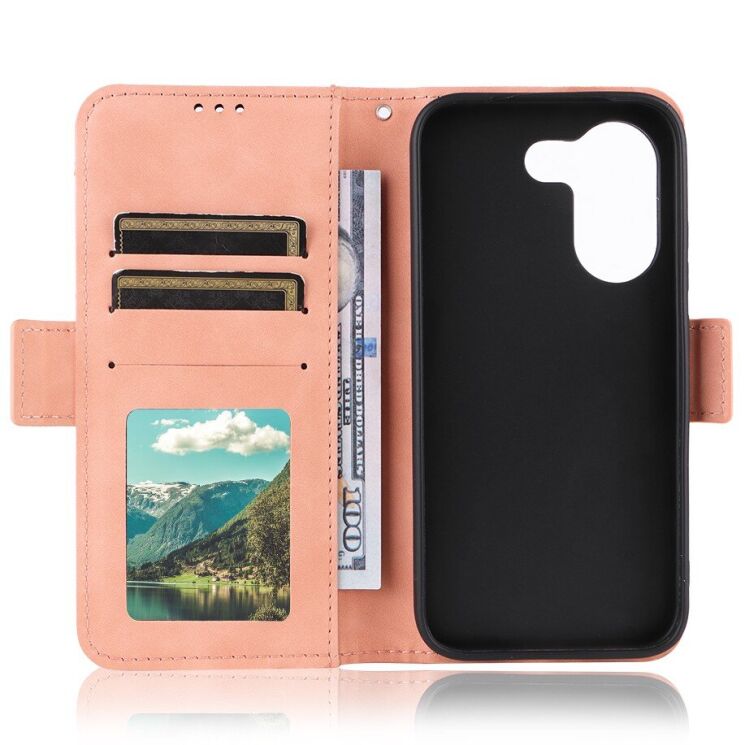 Чохол-книжка з кишеньками Deexe Wallet Stand для Xiaomi Poco X8 Pro - Pink: фото 4 з 17