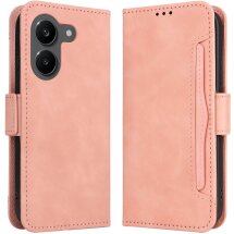 Чохол-книжка з кишеньками Deexe Wallet Stand для Xiaomi Poco X8 Pro - Pink: фото 1 з 17