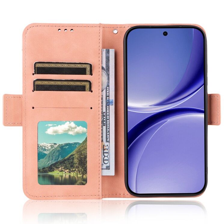 Чохол-книжка з кишеньками Deexe Wallet Stand для Xiaomi Poco X8 Pro - Pink: фото 5 з 17